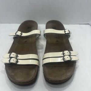 Mephisto Women's White Double Strap Sandals Size 38